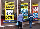 Almost 400,000 retail jobs lost in a decade: high street bosses warn firms are being 'taxed out'