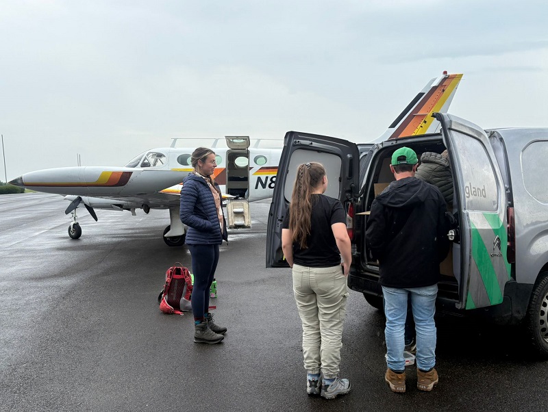 Civil air support plays pivotal role in historic reintroduction of white tailed eagles to southern england