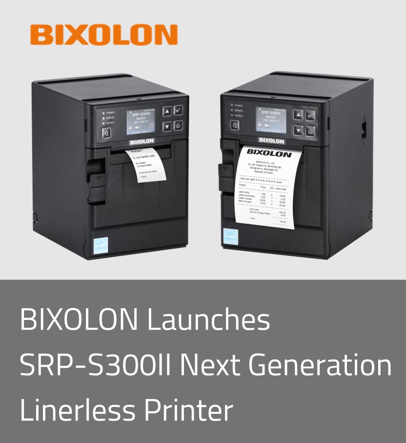 Bixolon launches srp s300ii linerless label printer to the european market