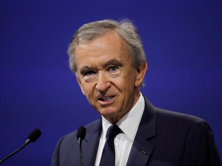 Lvmh ceo bernard arnault, once the world's richest man, said a 2% wealth tax would destroy the french economy