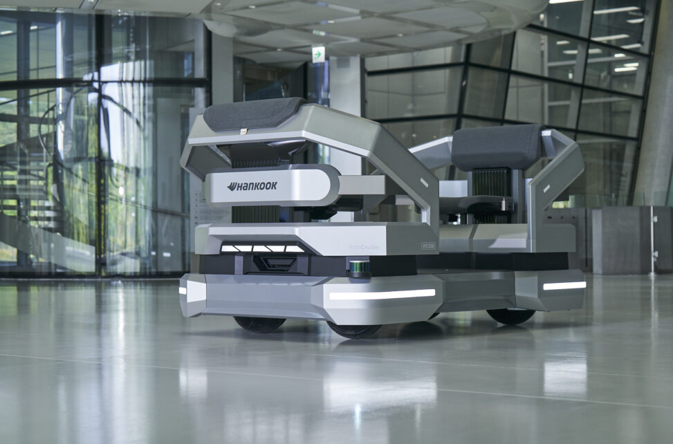 3d printed tyres and a vehicle with spherical wheels: hankook showcases the mobility of tomorrow