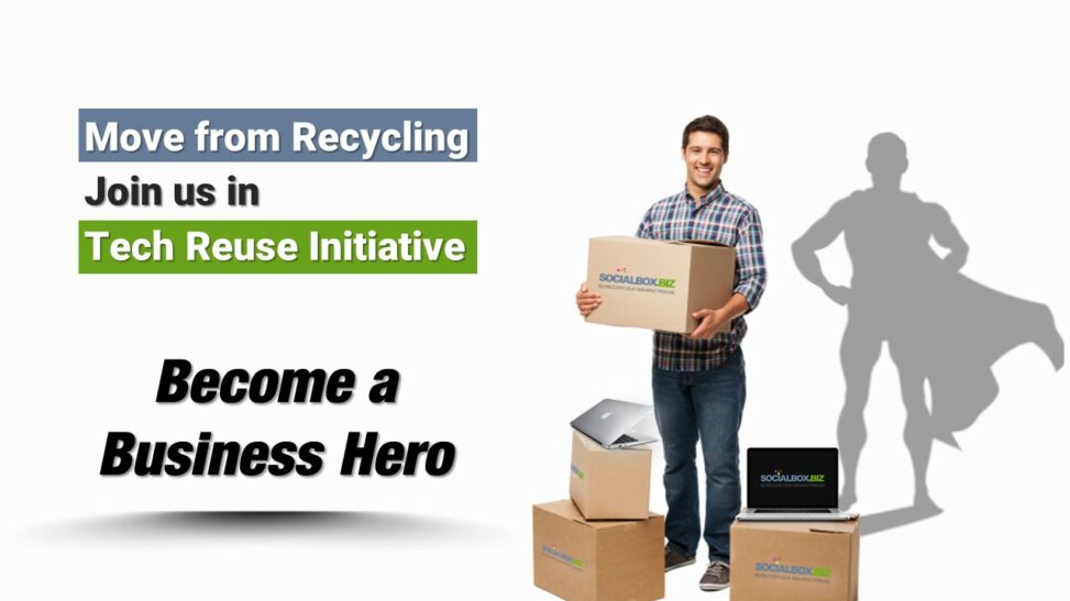 Socialbox.biz releases guide showing uk firms how to save 310 tons of co₂ with tech reuse