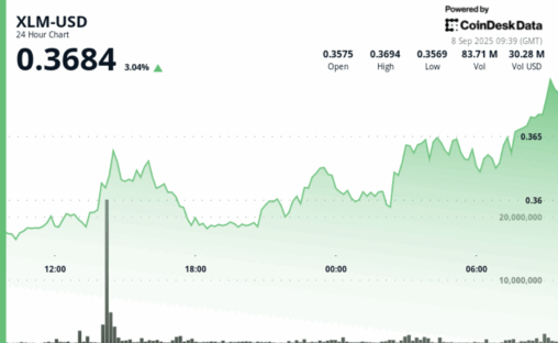 Stellar’s xlm gains 2.3% as institutional buying anchors support at $0.36