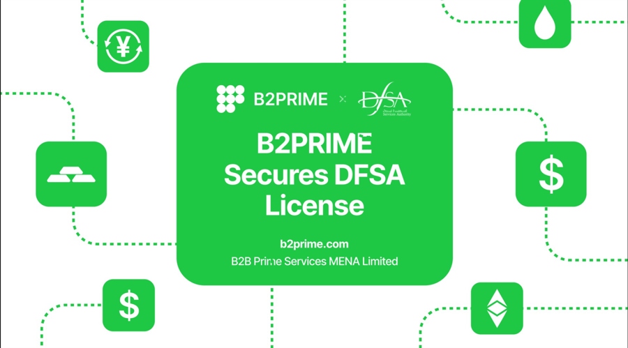 B2prime obtains dfsa license to operate from dubai's difc