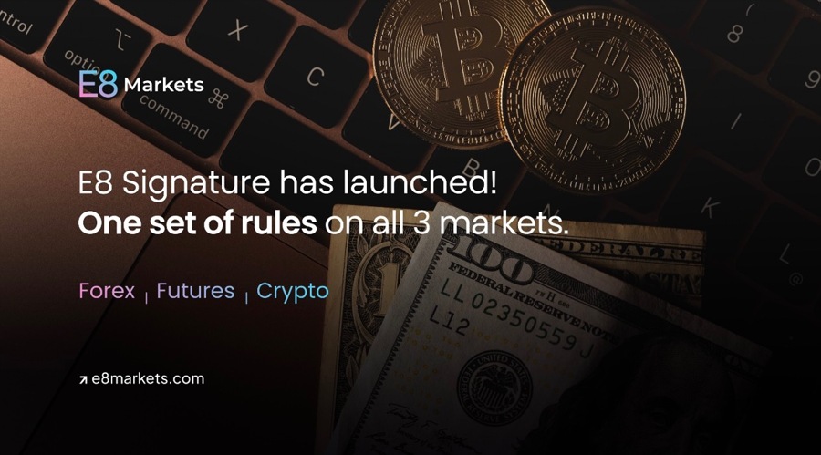 E8 signature: fx, futures & crypto platform launches new standard in simulated finance