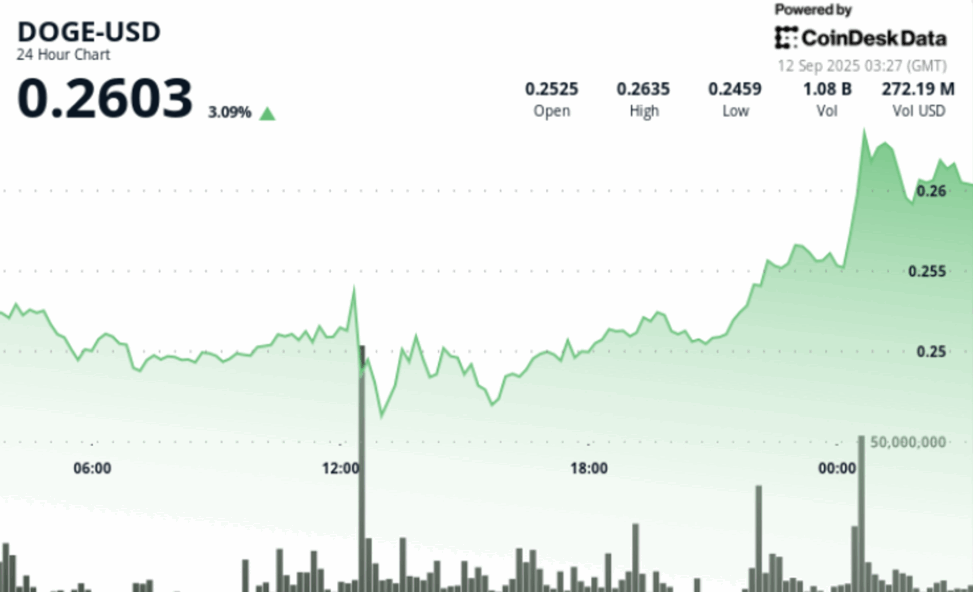 Doge rallies 6% ahead of anticipated etf launch
