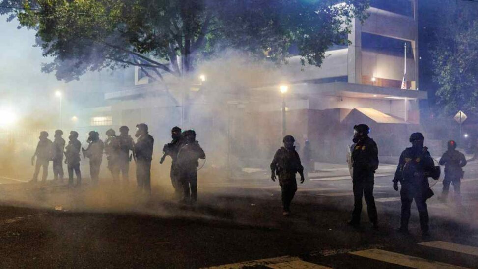 Trump authorises ‘full force’ as he orders troops to portland to protect ‘war ravaged’ city