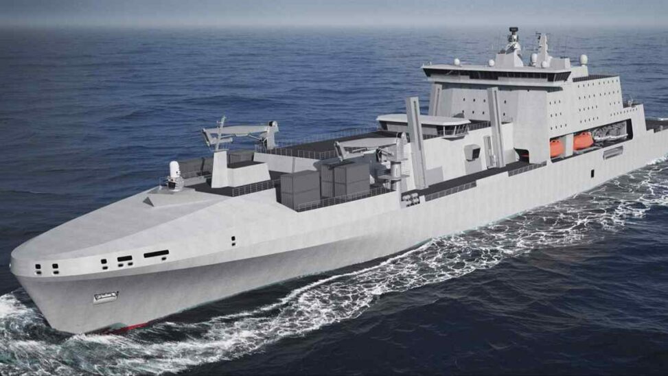 Uk warship to be largely built in spain