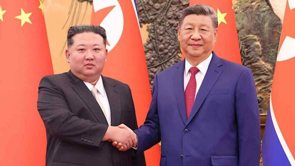 Xi and kim hold talks as west fears emergence of ‘autocratic alliance’