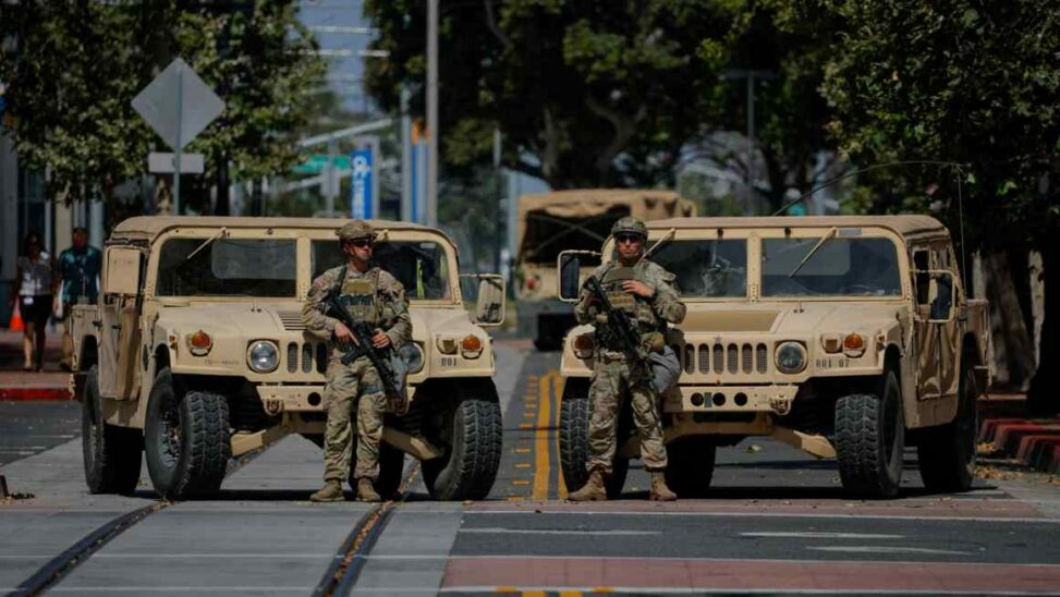 Judge blocks trump’s deployment of national guard in california