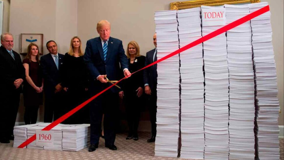 The west is buried under red tape