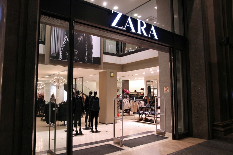 Zara parent inditex gains after solid h1, sees momentum continue into q3