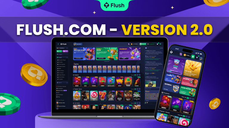 Flush casino v2: bonuses, vip rewards and 8,000+ games