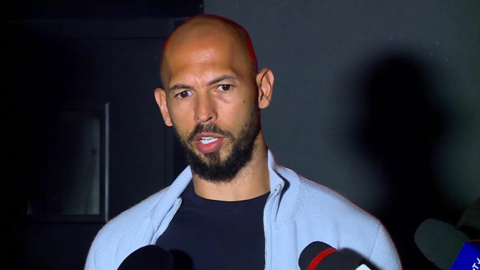 Police involved after man's online stunt outside andrew tate's home