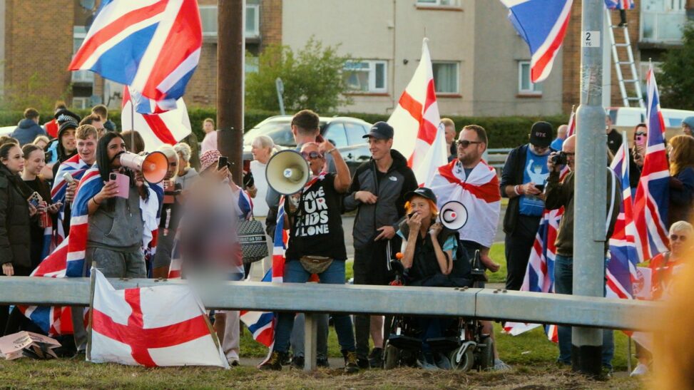 'they're angry with the wrong people': counter protesters on why they oppose demonstrations outside asylum hotels