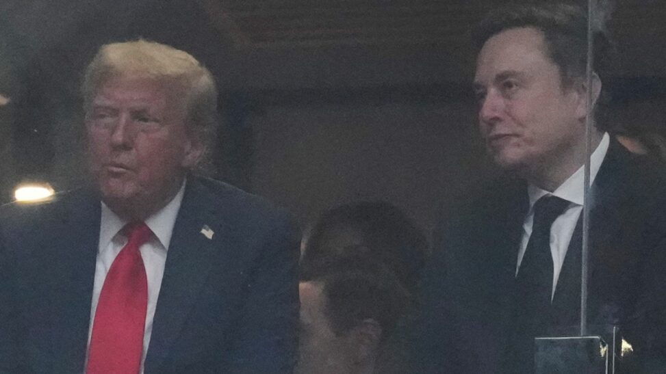 Trump and musk's 'little conversation' at charlie kirk memorial after bitter bust up