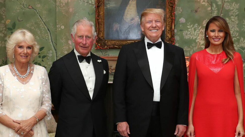 The royals will want to send trump home happy and one absentee may be a relief to him