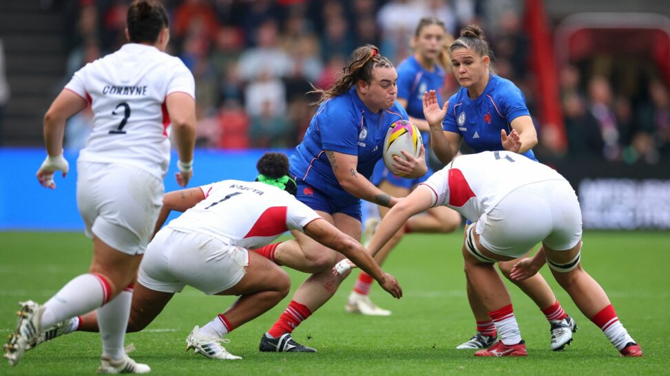 women's rugby world cup semi final live: england v france