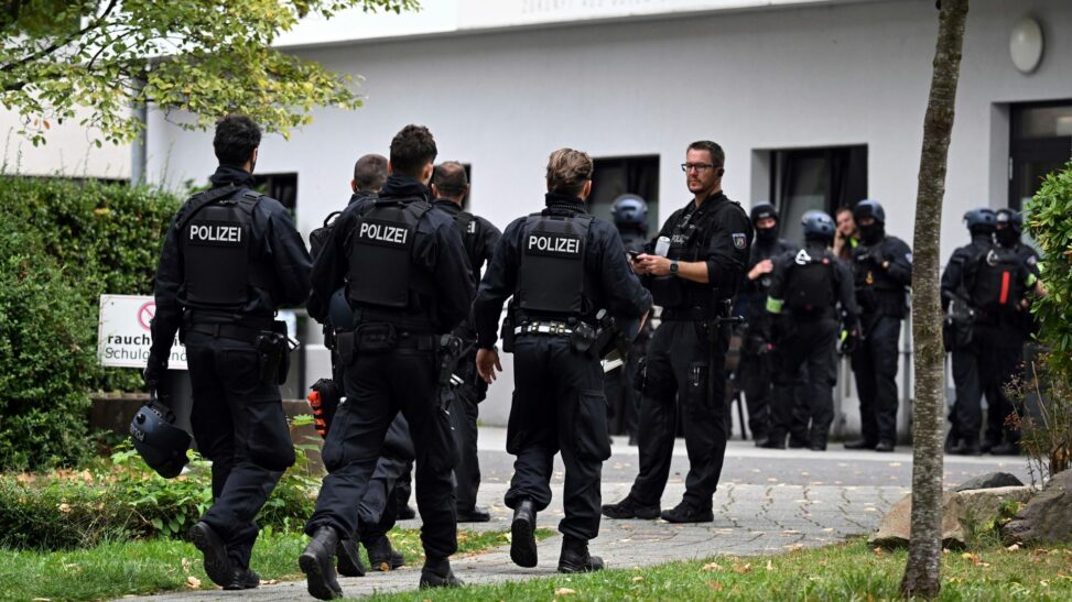 Teacher stabbed at school in germany as teen suspect shot
