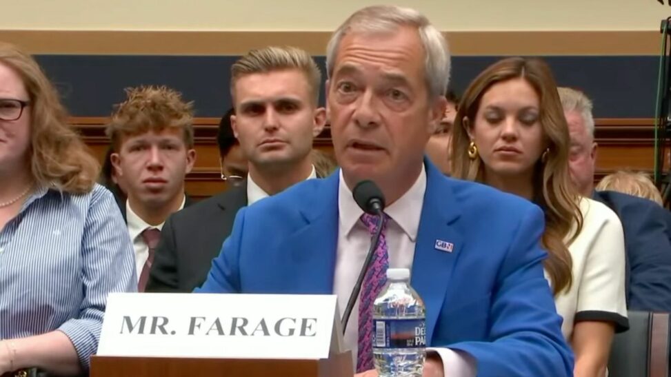 Nigel farage knows how to pick a moment. but britain is not north korea
