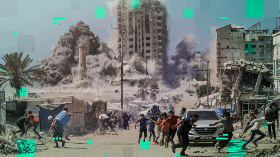 Thousands of families remain in gaza city as israeli army advances
