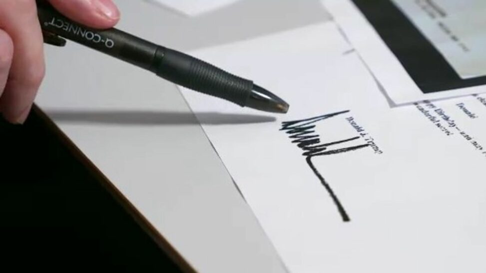 Handwriting expert says 'trump signature' in epstein birthday book is 'absolutely' his despite his denials
