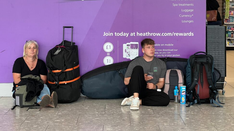 Passengers stranded by cyber attack 'shouted at' by staff despite 'insane queues' for manual check in