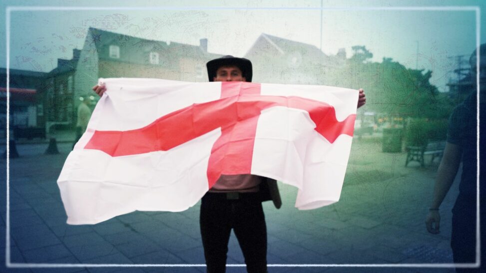 On the streets with some of england's flag raisers as one reveals role of tommy robinson