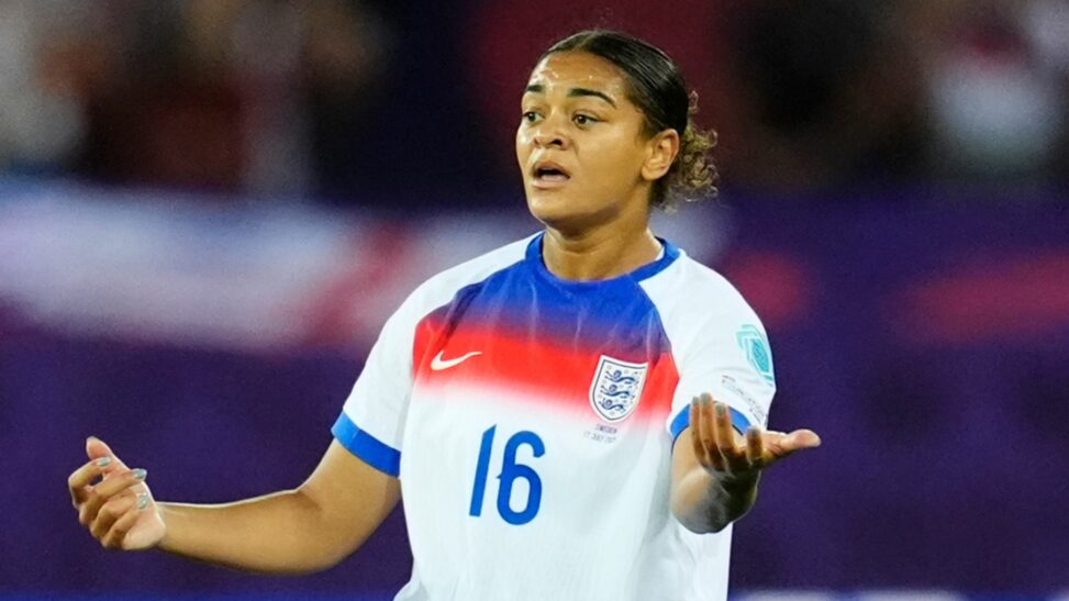 Second arrest over online racist abuse of england footballer jess carter
