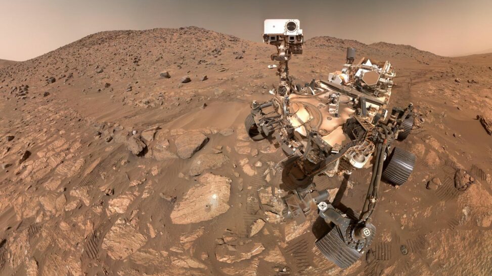 'leopard spots' found on rock on mars are clearest sign life once existed on red planet, nasa says
