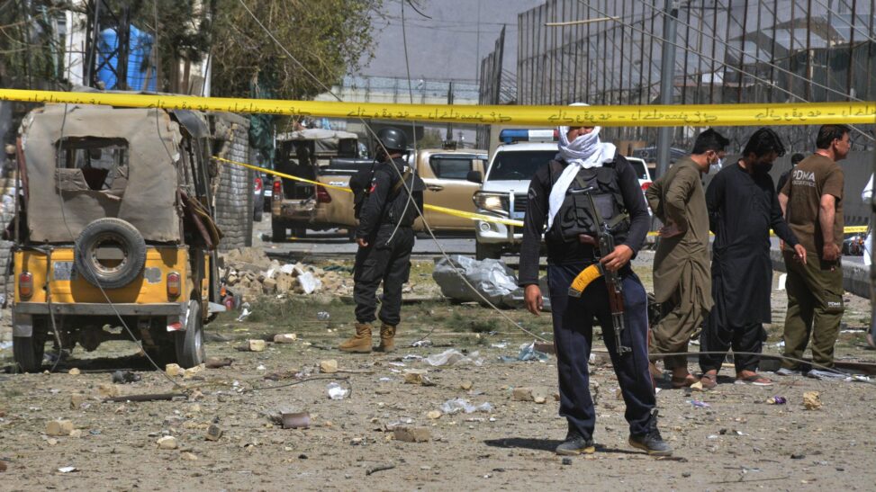 Car bomb kills 10 in pakistan after militants trigger shootout with troops