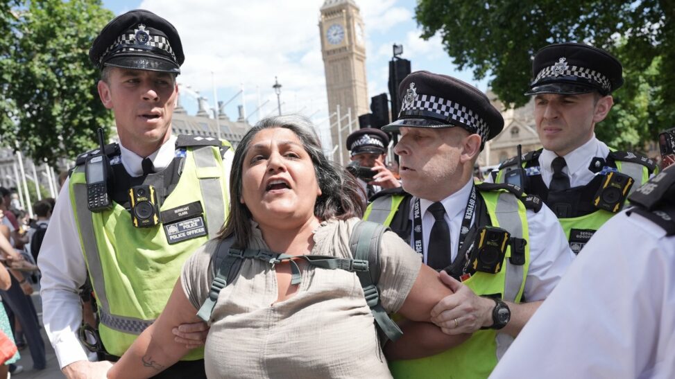 Palestine action supporters urged to demand they are taken into custody if they are arrested