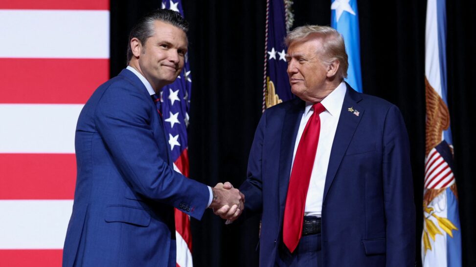 Hegseth and trump declare end to 'woke' military as defence secretary scolds 'fat troops'