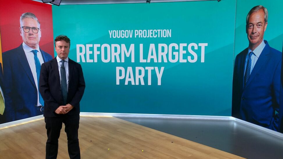 Nigel farage on course to be next pm, mega poll projects