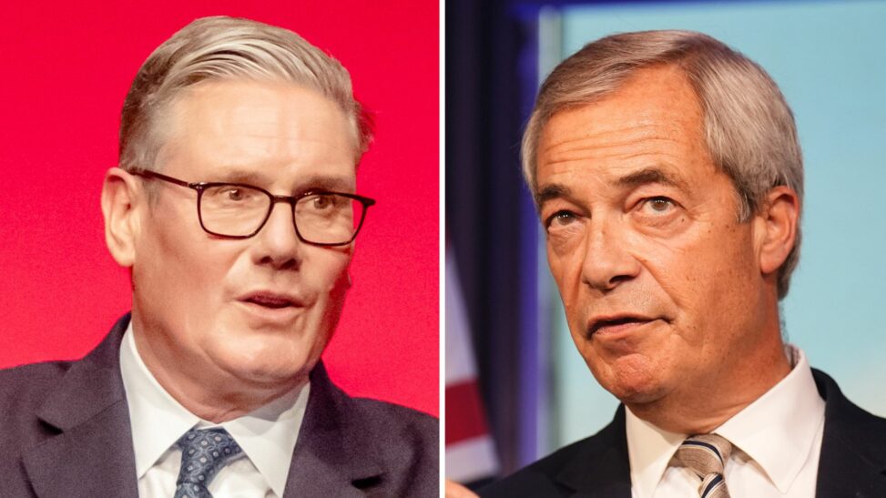 Farage isn't racist, says pm as he's challenged over trump's 'sharia law' comment