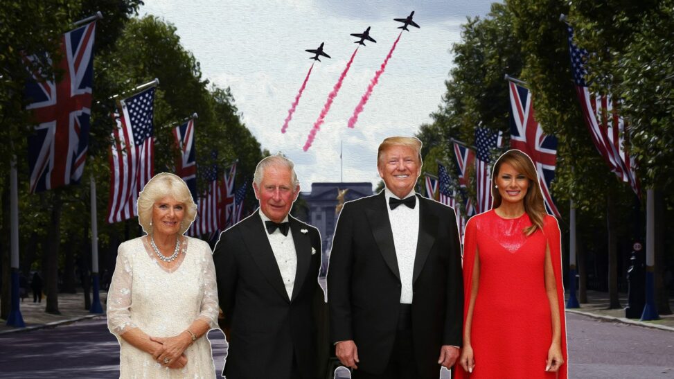 Trump will be treated to full pomp and pageantry and no one does it better than britain