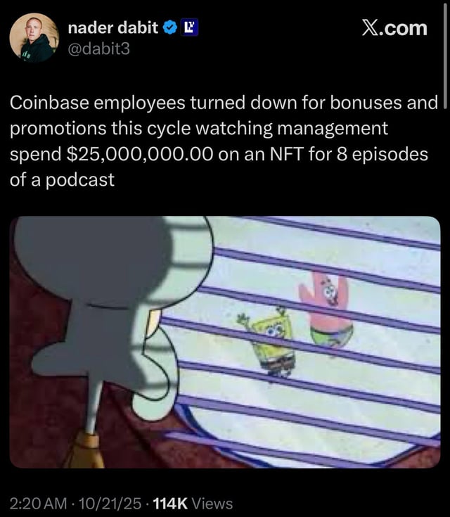 Coinbase spent $25m for 8 episodes of cobie’s podcast