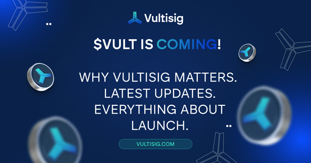 The $vult token launch is here — redefining self custody