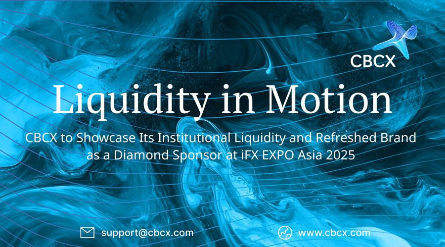 Liquidity in motion: cbcx to showcase its institutional liquidity and refreshed brand as a diamond sponsor at ifx expo asia 2025