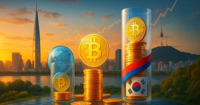Is the korean kimchi premium still front running bitcoin price?