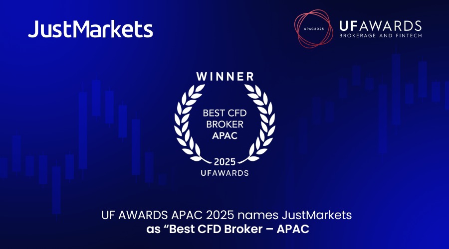 Uf awards apac 2025 names justmarkets as “best cfd broker apac”