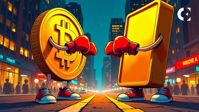 Bitcoin nears oversold territory as gold hits record highs