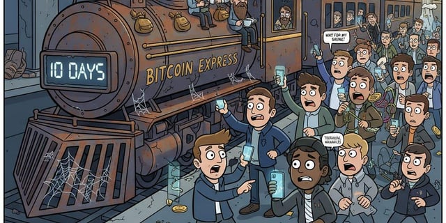 The paradox of patience: bitcoin's 10 day secret and the futility of timing. the 10 day phenomenon is the historical proof. bitcoin does not wait for you. it does not ask for permission.