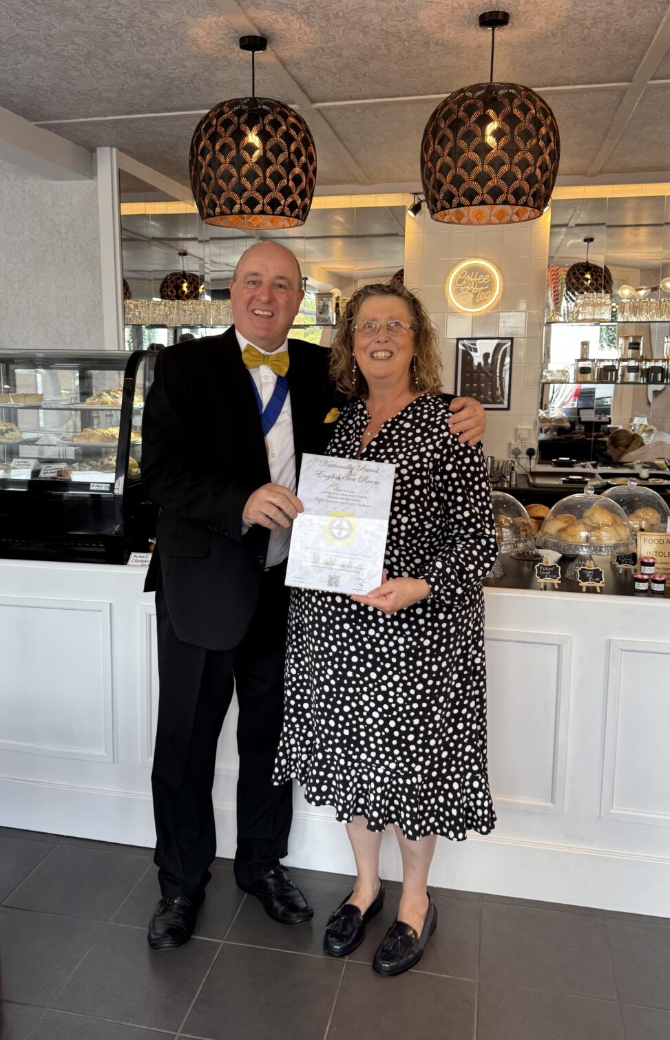 Elham tea house receives highly recommended rating from renowned tea room expert