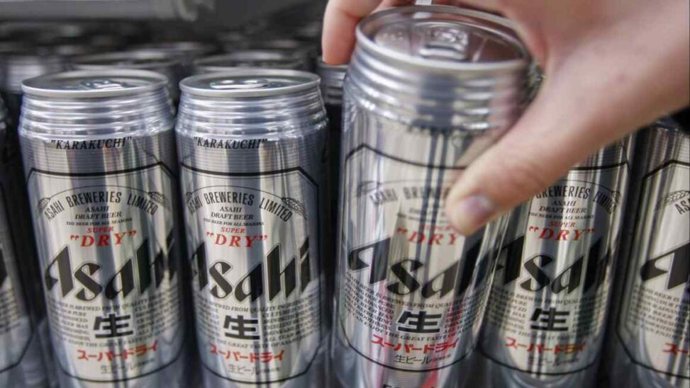 Japan days away from running out of asahi super dry after cyber attack