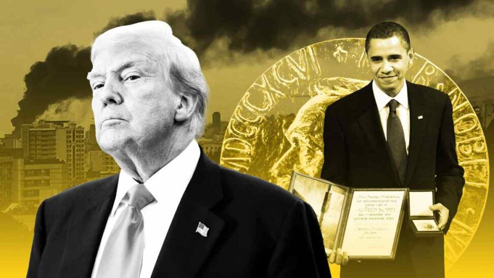 Trump looms large over nobel peace prize