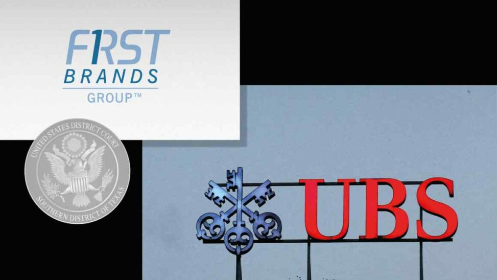 Ubs fund holds 30% exposure linked to first brands