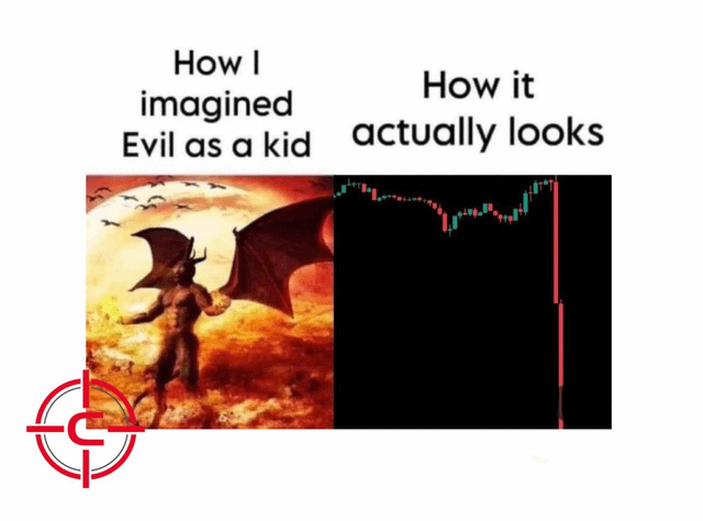 How i imagined evil as a kid vs how it actually looks
