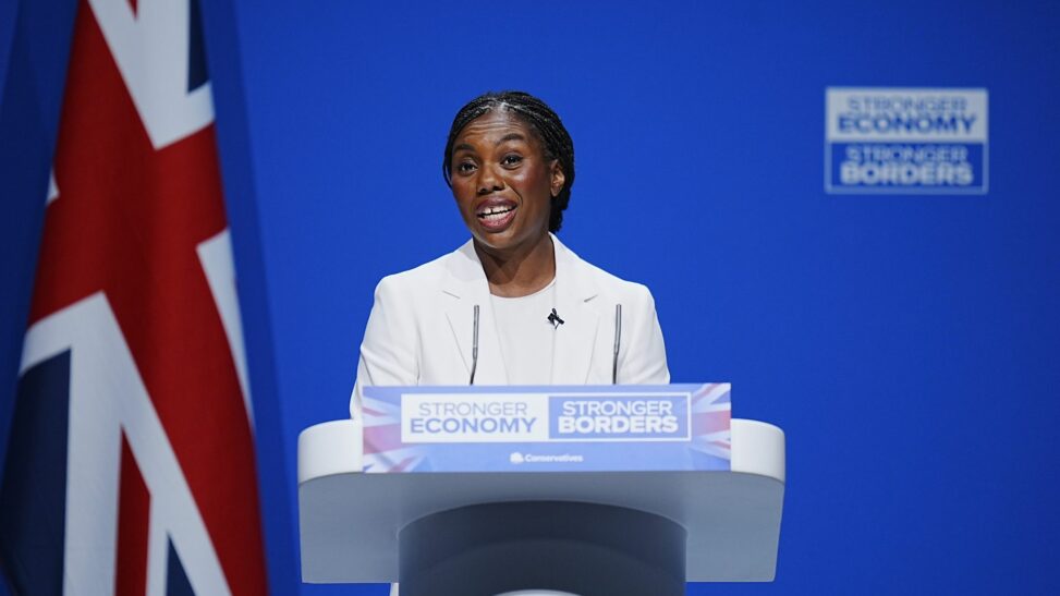 Streets of britain have turned into 'theatres of intimidation', kemi badenoch says