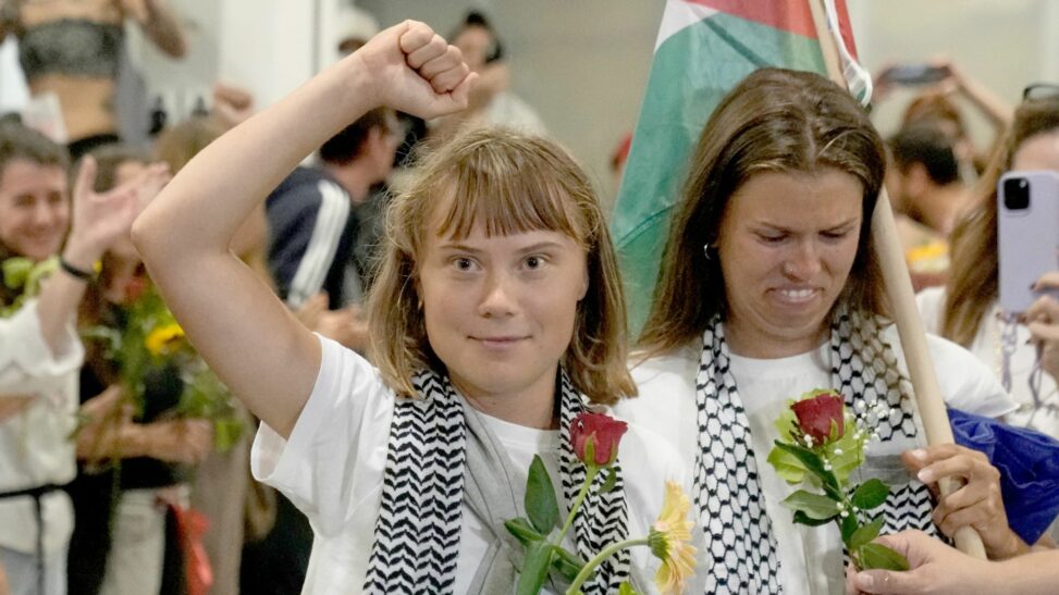Greta thunberg among gaza aid flotilla activists deported as israel hamas peace talks begin